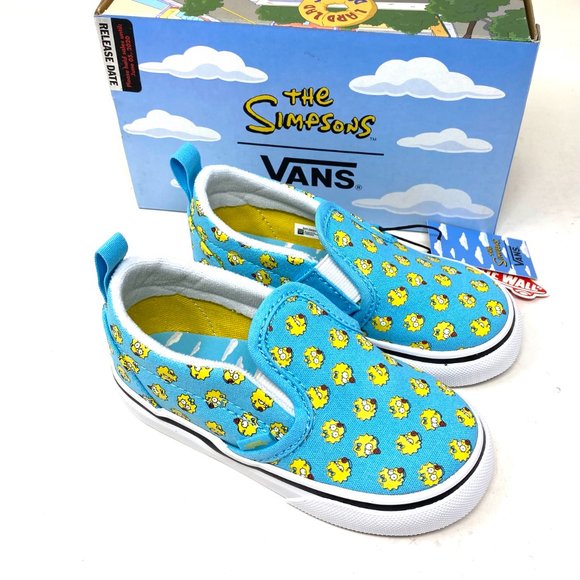 VANS Slip-On V The Simpsons Maggie Canvas Blue Kid - Picture 6 of 15